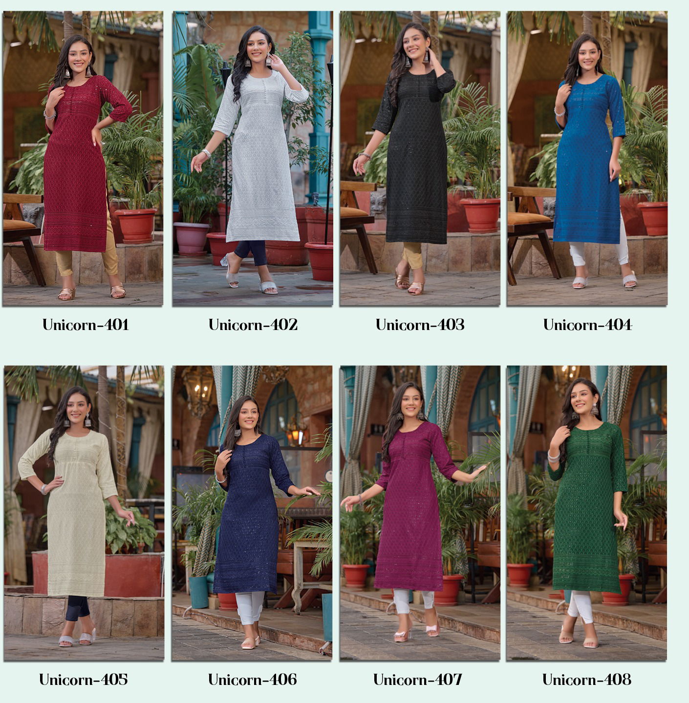 Unicorn 4 By Rangmaya Chikankari Chiffon Kurtis Wholesale Clothing Distributors In India